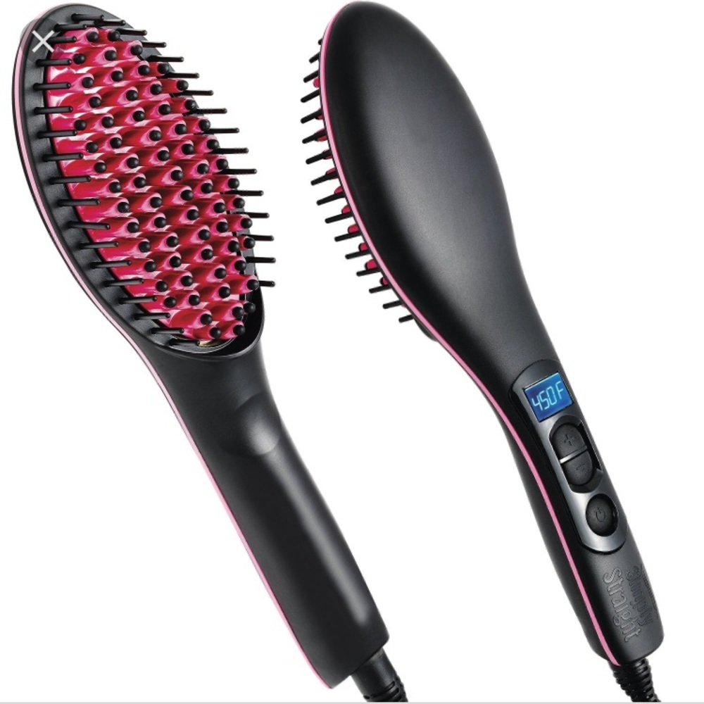 Straightening Brush (Pink & Black)